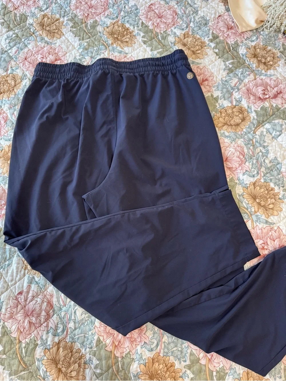 Talbots Navy Drawstring Pants - Picture 3 of 7